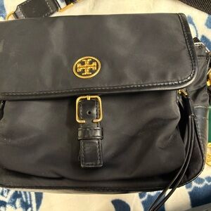 Tory Burch Green Quilted Bag